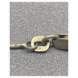 Vintage Amber Sterling Silver 925 Necklace