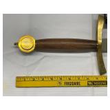 Medieval Style Sword with Leather Sheath