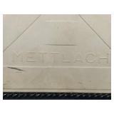 Mettlach Germany Ceramic Tile with Metal Frame
