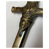 Napoleonic Style Sword with Intricate Design 33"
