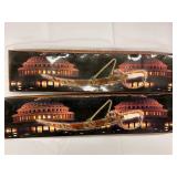 Replica Lion Motif Ornate Swords Set with Scabbards (2 pcs)