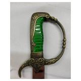 Replica Lion Motif Ornate Swords Set with Scabbards (2 pcs)