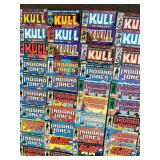 Lot ~70 Large Vintage Comic Book Collection Marvel Indiana Jones Kull G.I. Joe