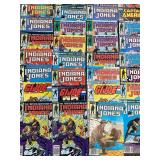 Lot ~70 Large Vintage Comic Book Collection Marvel Indiana Jones Kull G.I. Joe