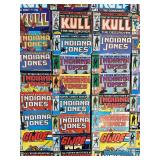 Lot ~70 Large Vintage Comic Book Collection Marvel Indiana Jones Kull G.I. Joe