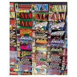 Lot ~70 Vintage Marvel DC Comic Book Lot The NAM Daredevil SpiderMan
