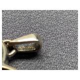 Mexican Heart-Shaped Abalone Shell Pendants Trio Sterling Silver 925