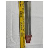 Handcrafted Brass and Wood Sword with Steel Blade