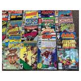 Lot ~70 Marvel Comic Book Collection: Punisher, Hulk, Surfer & More