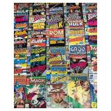 Lot ~70 Marvel Comic Book Collection: Punisher, Hulk, Surfer & More