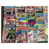 Lot ~70 Marvel Comic Book Collection: Punisher, Hulk, Surfer & More