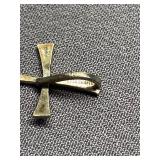 Sterling Silver 925 Cross Pendant Set 