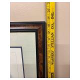 Massachusetts Framed Maritime Ship Artwork Collectible