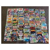Lot ~70 Vintage Marvel and DC Comic Book Collection Lot