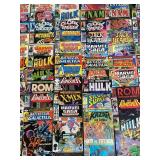 Lot ~70 Vintage Marvel and DC Comic Book Collection Lot