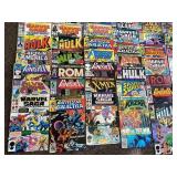 Lot ~70 Vintage Marvel and DC Comic Book Collection Lot
