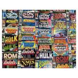 Lot ~70 Vintage Marvel and DC Comic Book Collection Lot