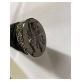 Three-Piece Japanese Sword Set with Intricate Guard Designs