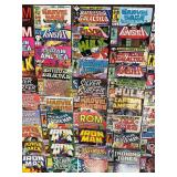 Extensive Lot ~70 Vintage Marvel Comics Collection: Silver Surfer, Hulk, and More