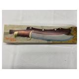 18" Heavy Hi-Steel Hunting Knife with Sheath