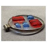 Sterling Silver 925 Glass Pendant