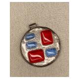 Sterling Silver 925 Glass Pendant