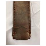 Antique Style Sword with Leather Sheath 33.5" Long