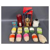 Vintage Old Spice Decanter and Assorted Scented Soaps Collection