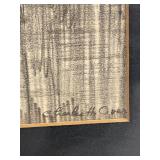 Framed Sketch of Covered Bridge, Rustic Art Piece