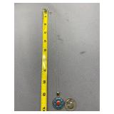 Sterling Silver 925 Turquoise Coral Pendant Necklace