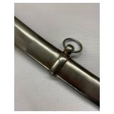 Ornate Sword with Metal Scabbard