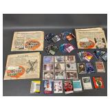 Vintage Comic Magazines & Mixed Trading Cards Lot