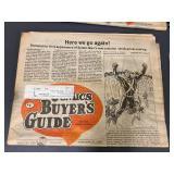 Vintage Comic Magazines & Mixed Trading Cards Lot