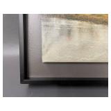 Framed Landscape Textured Artwork Signed Steve & Rita Lohr