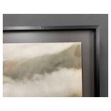 Framed Landscape Textured Artwork Signed Steve & Rita Lohr