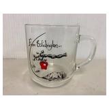 Vintage Condiment Serving Tray and Elegant Glassware Collection