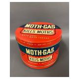 Vintage Moth-Gas Vaporizer Tin by Lewyt Chemical - Empty