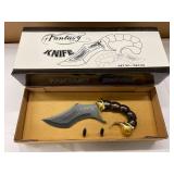 Fantasy Scorpion Knife with Detailed Engraving