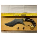 Fantasy Scorpion Knife with Detailed Engraving