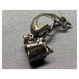 Vintage Sterling Silver 925 Kokopelli Pendant Tribal