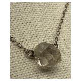 Sterling Silver 925 Crystal Necklace
