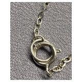 Sterling Silver 925 Crystal Necklace