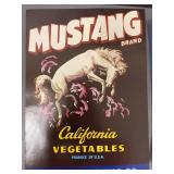 Vintage Fruit & Vegetable Crate Labels Collection