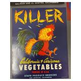 Vintage Fruit & Vegetable Crate Labels Collection