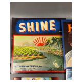 Vintage Fruit & Vegetable Crate Labels Collection