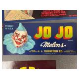 Vintage Fruit & Vegetable Crate Labels Collection