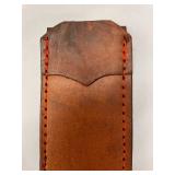 Vintage Decorative Sword with Leather Sheath