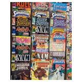 Large Vintage Comic Book Collection Lot ~70: Indiana Jones, Kull, Silver Surfer