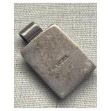 Sterling Silver 925 Rectangular Black Onyx Stone Pendant