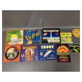 Vintage Fruit Vegetable Crate Labels Collection